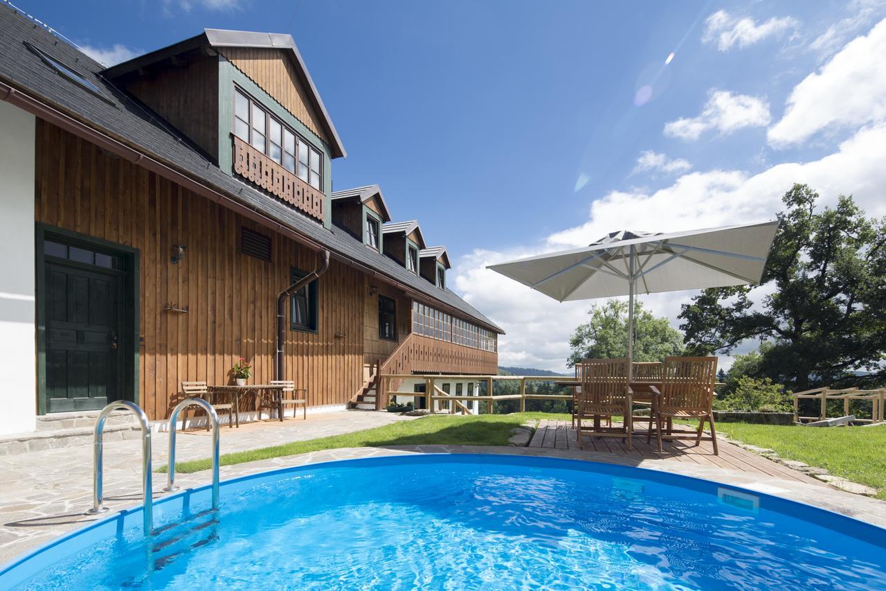 Wellness Hotel Florián České Žleby Stožec Esterno foto